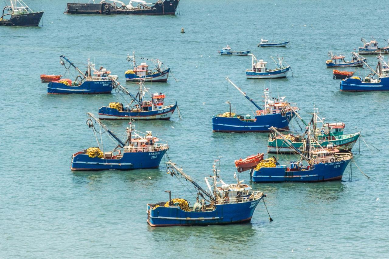 Mds Hotel Concepción Exterior foto Fishing boats in the harbour